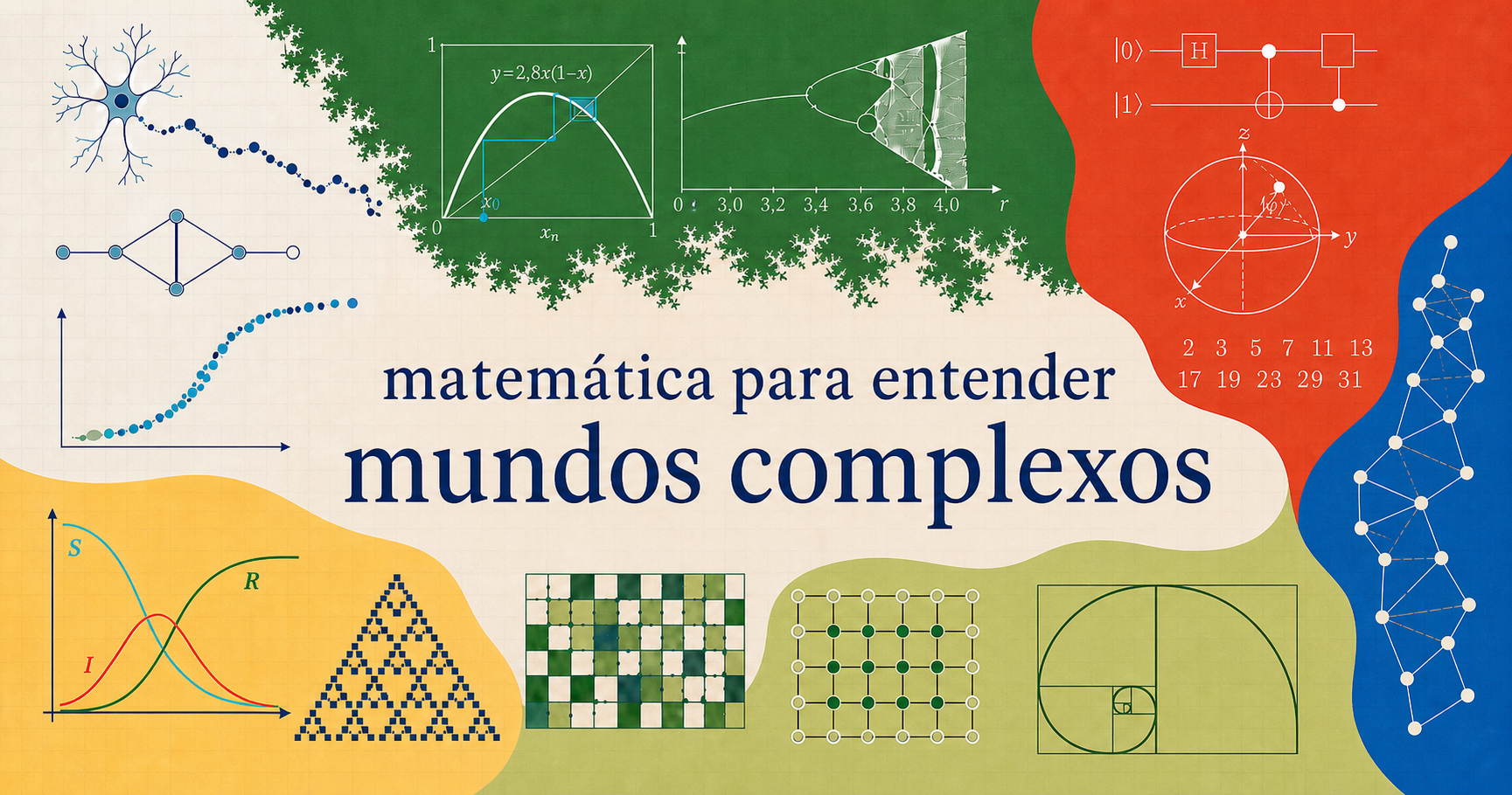 Arte do livro Matemática para entender mundos complexos